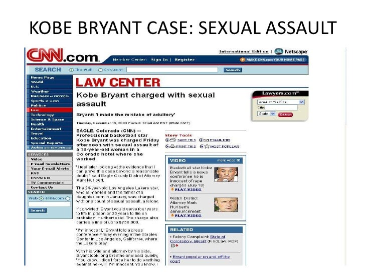 kobe bryant sexual assault case