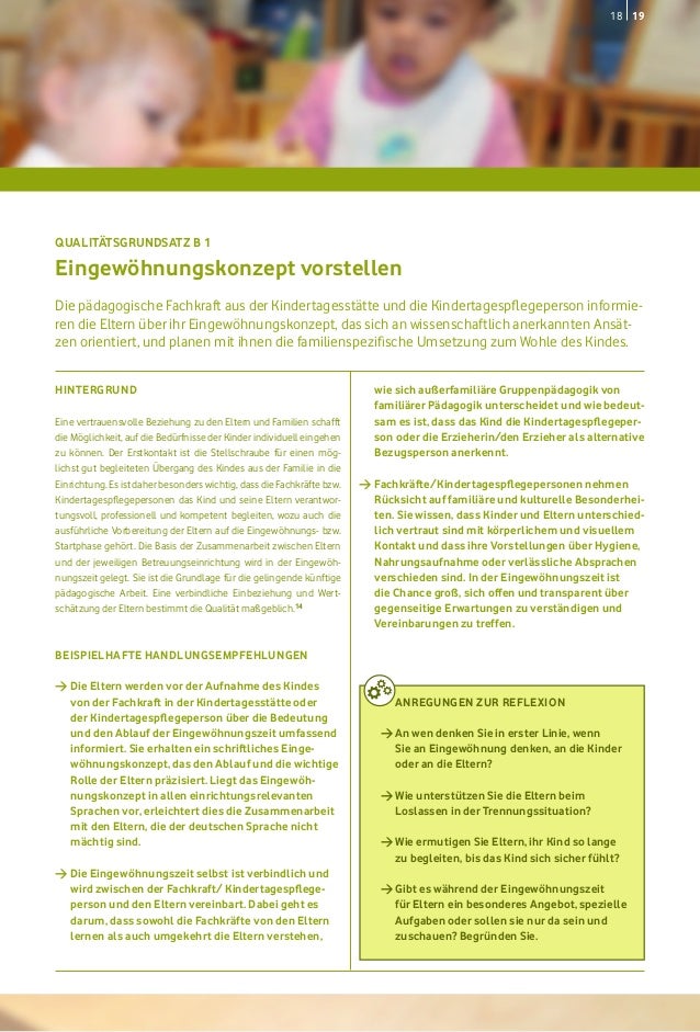 Qualitat Der Zusammenarbeit Mit Eltern Ein Leitfaden Fur Den Fruhp