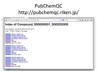 PubChemQC
http://pubchemqc.riken.jp/
 