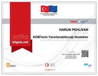 HARUN PEHLİVAN
17 Ekim 2017 tarihinde
KOBİ'lerin Yararlanabileceği Destekler
çevrim içi eğitimini tamamlayarak bu sertifikayı almaya hak kazanmıştır.
Powered by TCPDF (www.tcpdf.org)
 