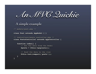 Streamlining Your Applications with Web Frameworks