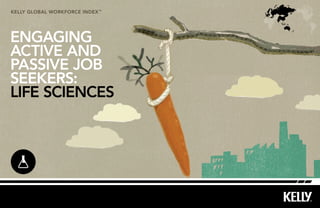kelly Global workforce index™
ENGAGING
ACTIVE AND
PASSIVE JOB
SEEKERS:
LIFE SCIENCES
 