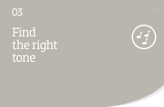 /12 03 
Find 
the right 
tone 
 