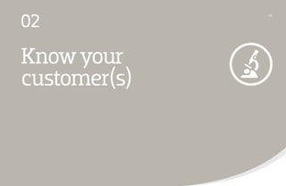 /08 02 
Know your 
customer(s) 
 