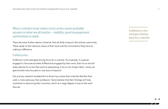 The Personality of a Scientist