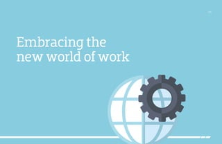 /22
Embracing the
new world of work
 