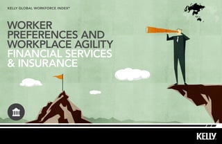 KELLY GLOBAL WORKFORCE INDEX®
FINANCIAL SERVICES
& INSURANCE
WORKER
PREFERENCES AND
WORKPLACE AGILITY
 