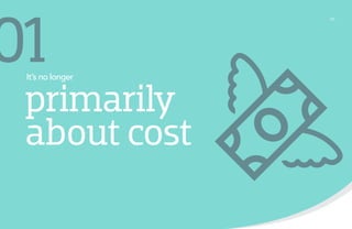 01

It’s no longer

primarily
about cost

/05

 