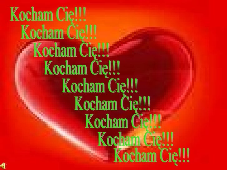 Kocham Cie I Nigdy Nie Przestanę Kocham Cię