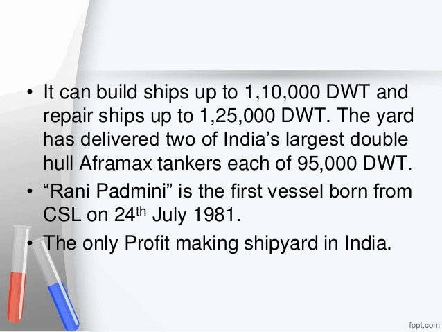 Write a note on the centres of shipbuilding in india