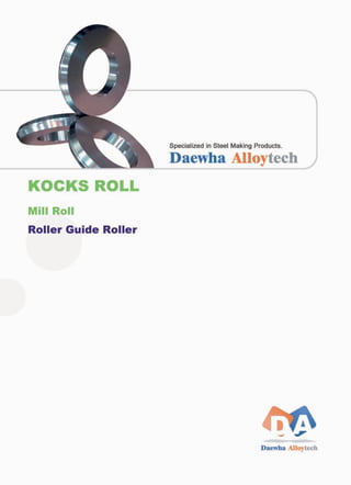 Kocks roll mill roll and guide roll   project sales corp