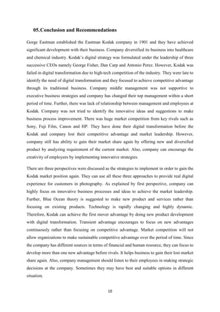 Kodak case analysis | PDF