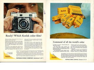 At the same time, Polaroid and instant
   photography was improved, thus
undermining Kodak’s amateur market.
 