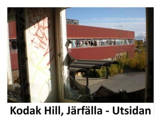 Kodak Hill, Järfälla ‐ Utsidan
 