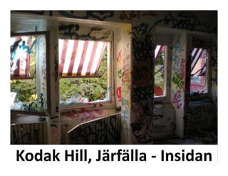 Kodak Hill, Järfälla ‐ Insidan
 
