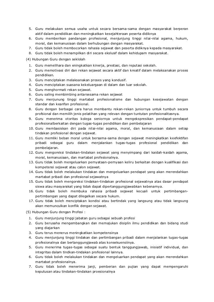 Kode etik guru di indonesia