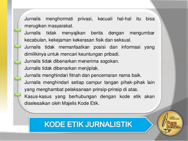 PKN SMA - Bab Kode etik jurnalistik