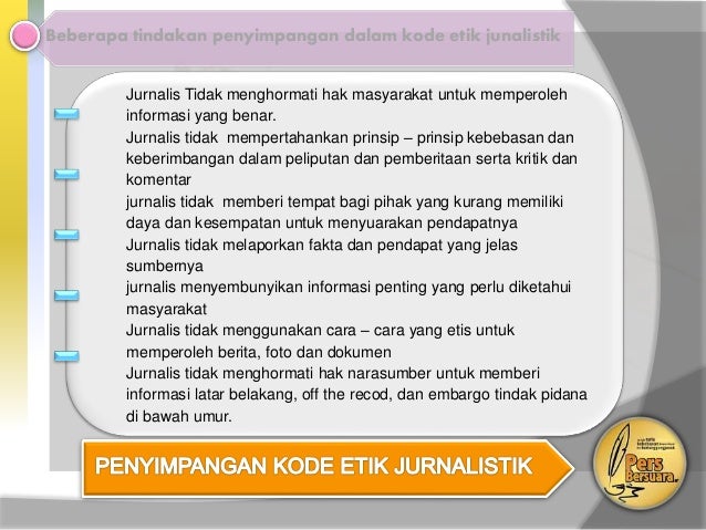PKN SMA - Bab Kode etik jurnalistik