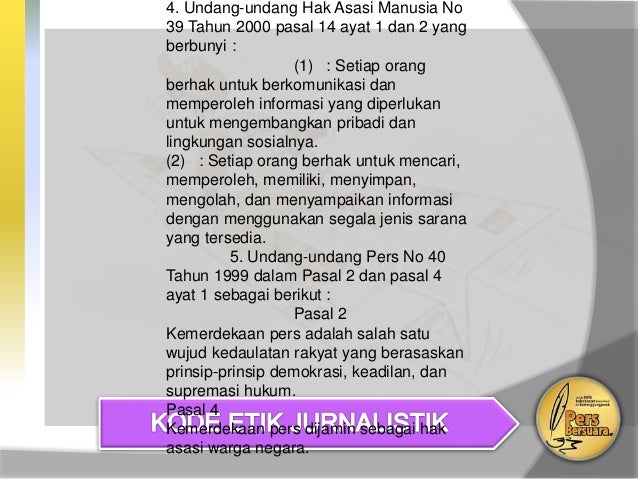 PKN SMA - Bab Kode etik jurnalistik