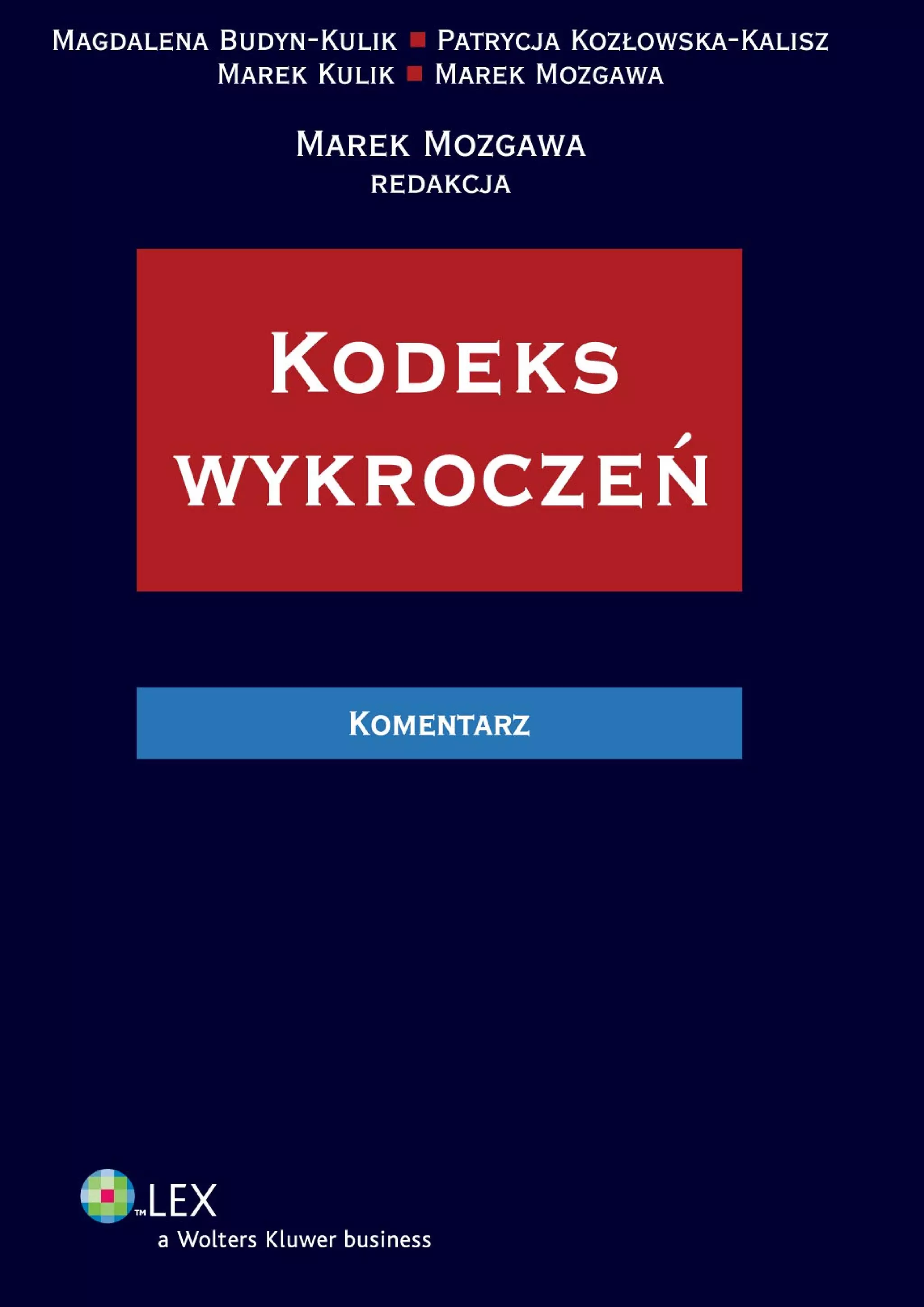 Komentarz Do Kodeksu Wykroczeń Pdf