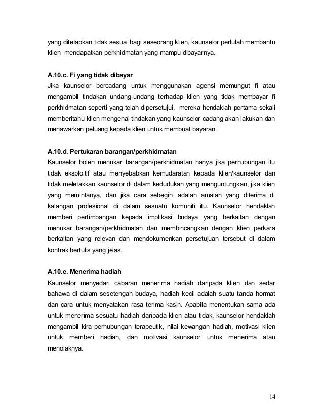 Kod Etika Kaunselor Lembaga Kaunselor 1