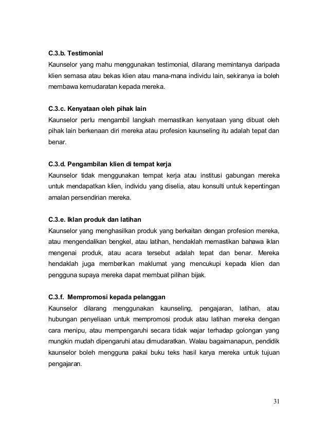 Kod Etika Kaunselor Lembaga Kaunselor 1
