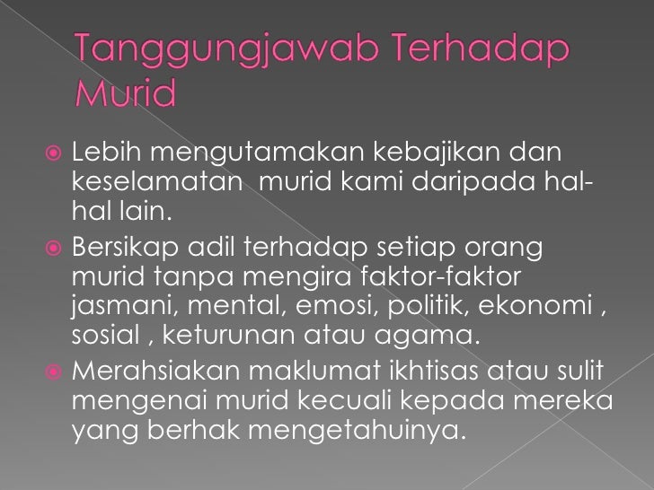 Kod etika profesion keguruan malaysia Kod etika profesion keguruan malaysia