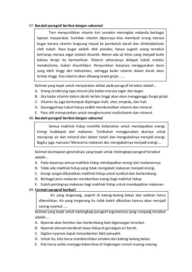Soal Ujian Nasional 2014