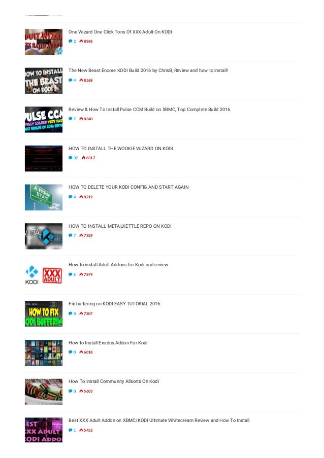 Xmbc Adult Addon Download Kodi