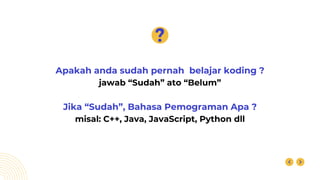 Pengenalan Koding dan Kecerdasan Artificial untuk Pembelajaran Digital ...