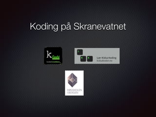 Koding på Skranevatnet
 