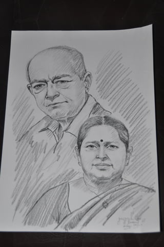 Portrait - BG Kamath and Radhika Kamath