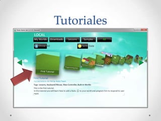 Tutoriales
 
