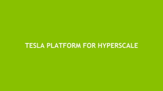 15
TESLA PLATFORM FOR HYPERSCALE
 