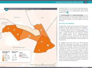 1.  KOEKELBERG EN HAAR INWONERS IN ENKELE WOORDEN 5
Zoom op de gemeenten 2016  KOEKELBERG
Sint-Agatha
Berchem
JetteGanshoren
Sint-Jans-Molenbeek
Bron : BISA, FOD Economie – Statistics Belgium
0 0,5 1 Km
Brussels UrbIS ® ©
1-2
	 Bevolkingsdichtheid per statistische sector, Koekelberg, 1 januari 2013
Koekelberg heeft een van de hoogste bevolkingsdichtheden
van alle gemeenten in het Brussels Gewest. Deze bedraagt
18 359 inwoners/km² en is in alle statistische sectoren van de
gemeente hoog 1-2 .
De landschappelijke en stedenbouwkundige structuur
bestaat uit twee delen: het meer volkse oostelijke deel en het
meer welgestelde westen. Het westelijk ringspoor tussen het
Noord- en het Zuidstation vormt een breuklijn tussen deze
twee delen.
Het oosten van Koekelberg
Het gedeelte ten oosten van de spoorweg en de metro tussen
Ossegem en het Simonisplein omvat de wijk “Koekelberg”.
De inwoners hebben vaak lage inkomens in dit deel van
de gemeente. Dit deel ligt in de noordwestelijke eerste
kroon en verstedelijkte reeds voor de Tweede Wereldoorlog
(WOII). Vroeger vormde het een industriële voorstad
met arbeiderswoningen, kleine opbrengstgebouwen
en herenhuizen. Hier en daar vinden we nog enkele
industriepanden. Het stedelijk weefsel vormt een geheel met
de volkse wijk Historisch-Molenbeek en behoort eveneens tot
de kanaalzone.
De afgelopen jaren werd vooral in dit oudere deel van
de gemeente geïnvesteerd via publieke en semipublieke
fondsen. Vanaf 1996 werden enkele voormalige industriesites
omgevormd tot woningen, waarvan de reconversie van
voormalige brouwerij De Boeck in een 100-tal wooneenheden
(CITYDEV) het meest in het oog springt. Via twee
wijkcontracten (samenwerking gemeente – gewest), waarvan
één nog lopende is, werd er geïnvesteerd in de publieke
ruimte (o.a. heraanleg van enkele pleinen), werden een 20-tal
nieuwe woningen gebouwd en kwam er een nieuw groen
publiek terrein met sport- en speelruimte (Victoriapark en
sportcentrum). In het lopende wijkcontract ligt de focus vooral
op socio-economische projecten en publieke voorzieningen,
waarvan kinderopvang de belangrijkste is.
Zoom op de gemeenten 2016  KOEKELBERG
Bevolkingsdichtheid
2013 (inw./km²) Grenzen
Totale bevolking
2013 (inw.)
Gemeenten
Wijkmonitoring
< 5.000
5.000 - 8.000
8.000 - 14.000
14.000 - 18.000
> 18.000
80
800
4.000
8.000
Statistische sectoren
 