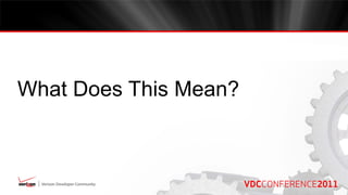 What Does This Mean?
 