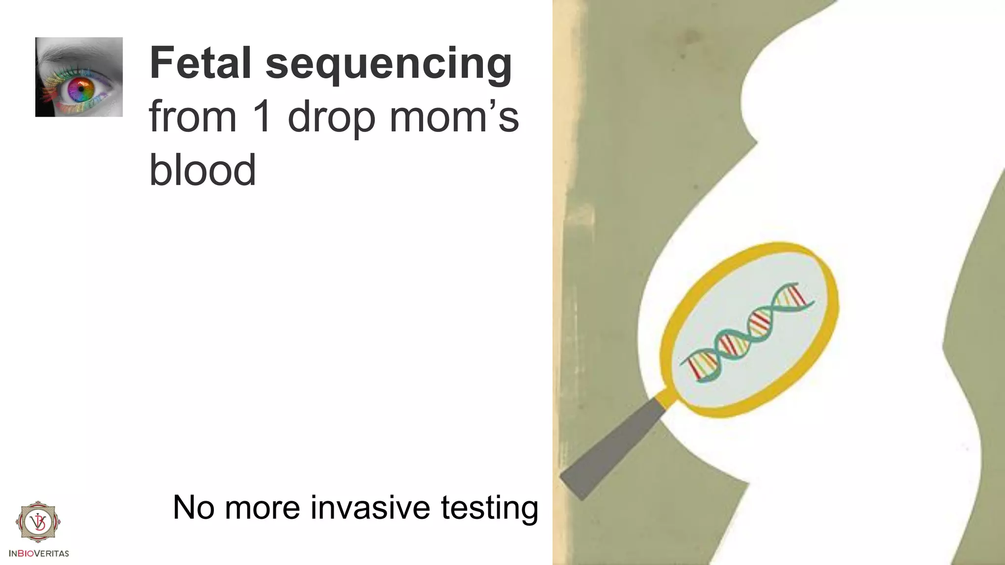 Fetal sequencing
from 1 drop mom’s
blood

No more invasive testing

 