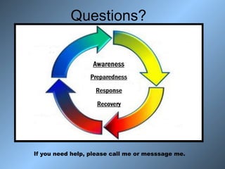 Questions?




If you need help, please call me or messsage me.
 
