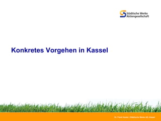 Konkretes Vorgehen in Kassel 