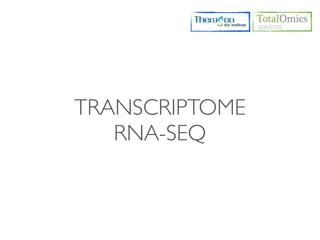 TRANSCRIPTOME
   RNA-SEQ
 