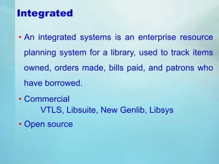 Genlib Library Koha: ILS | PPTX
