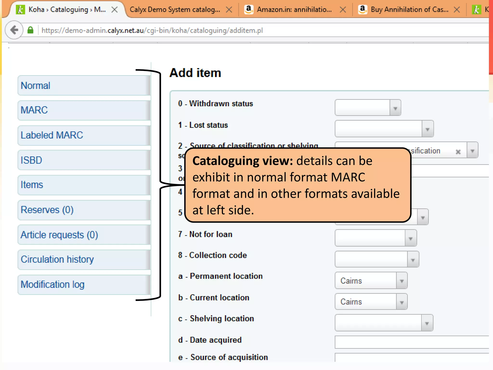 Koha Cataloguing Module PPTX