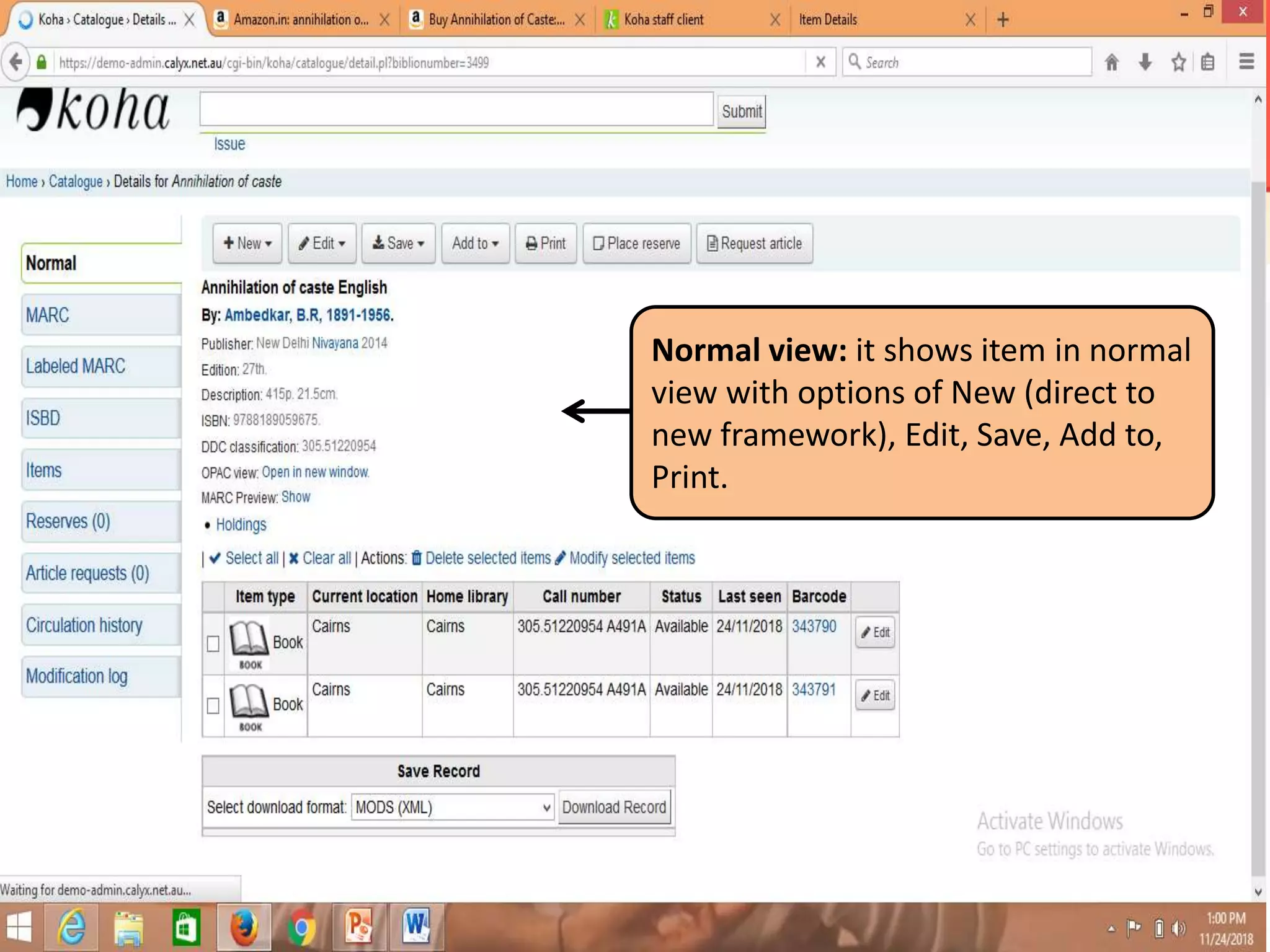 Koha Cataloguing Module PPTX