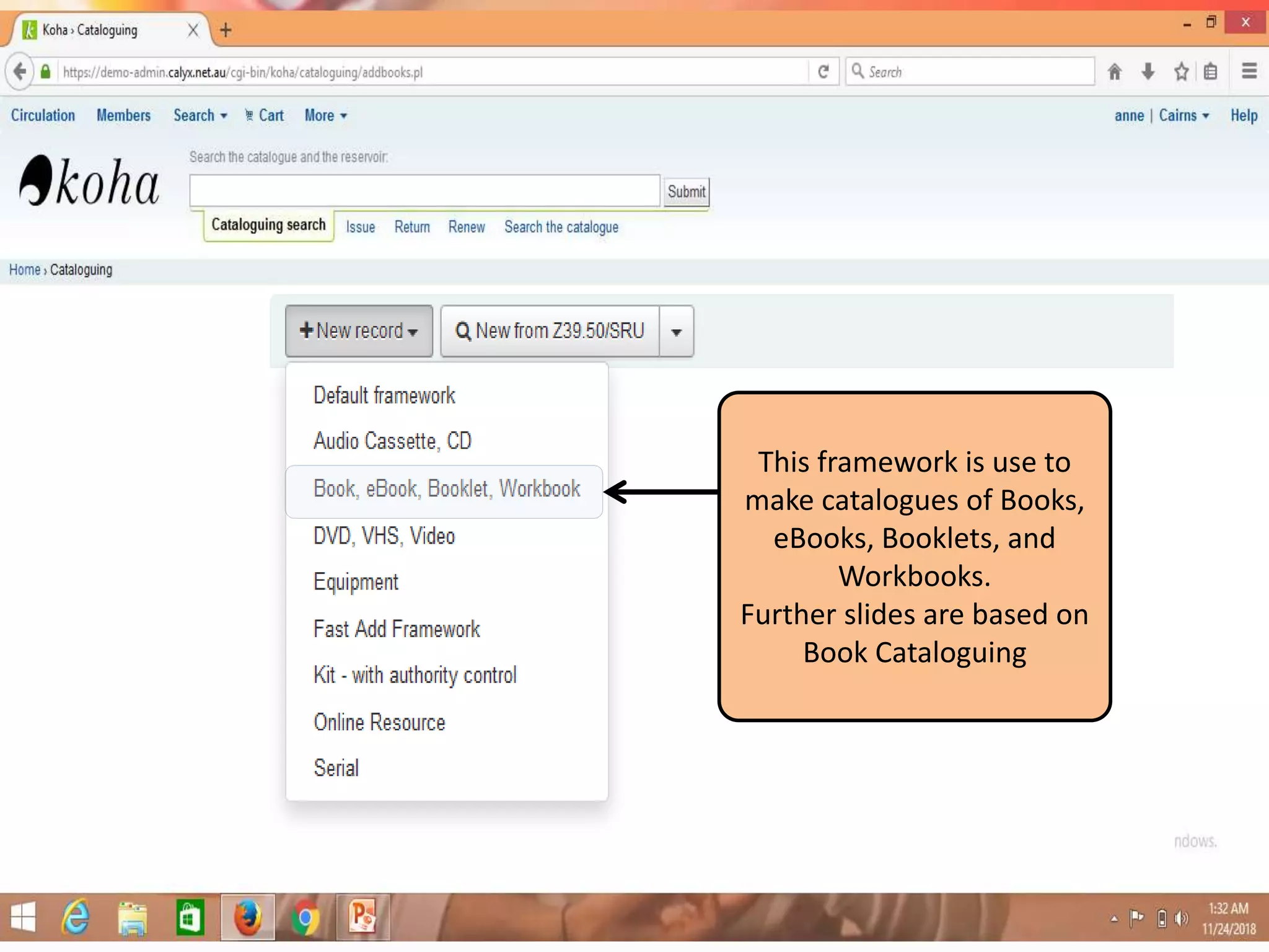 Koha Cataloguing Module PPTX