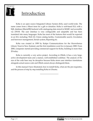 Koha Complete Manual in Ubuntu 18.04