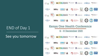 Welcome to the Kenya One Health Conference