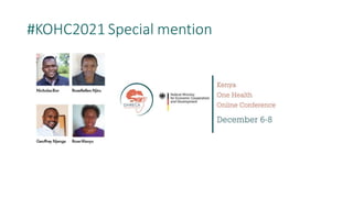 Welcome to the Kenya One Health Conference