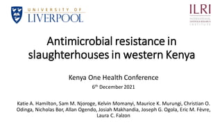 Welcome to the Kenya One Health Conference