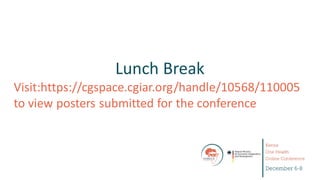 Welcome to the Kenya One Health Conference