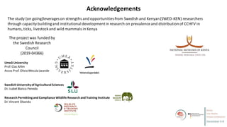 Welcome to the Kenya One Health Conference